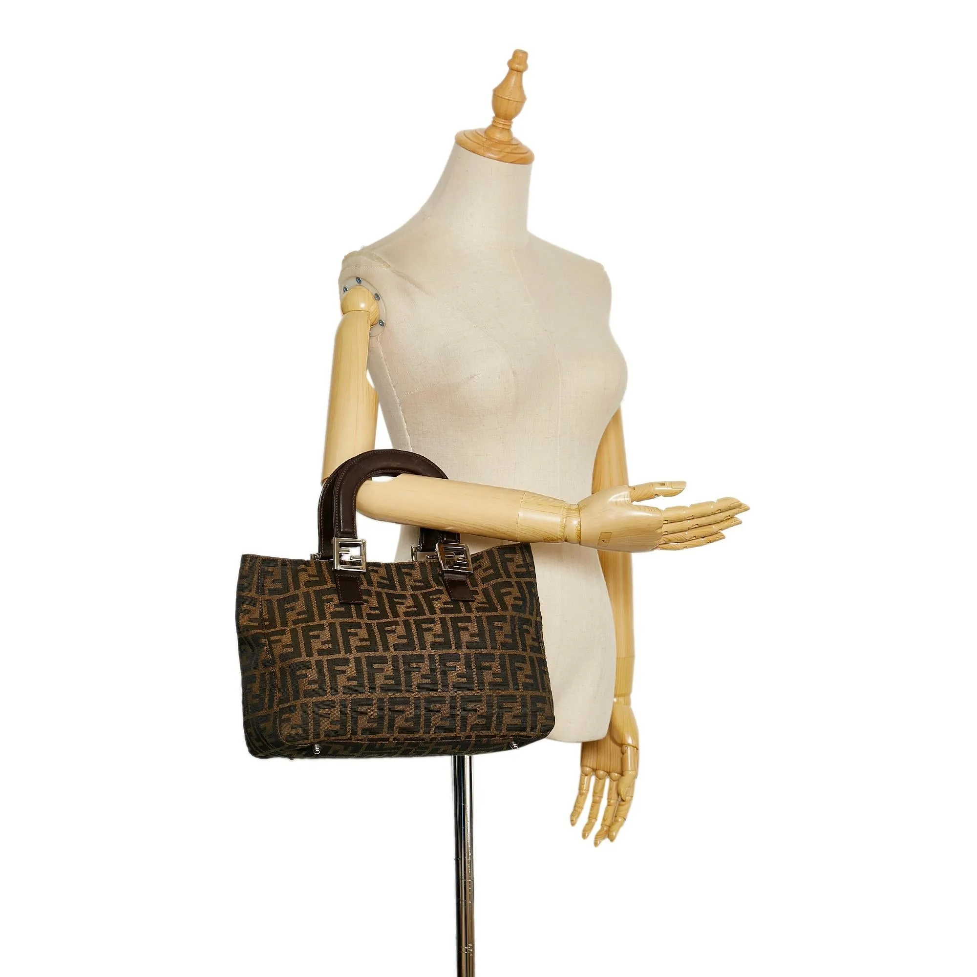 Fendi Zucca Handle Bag (SHG-36063)