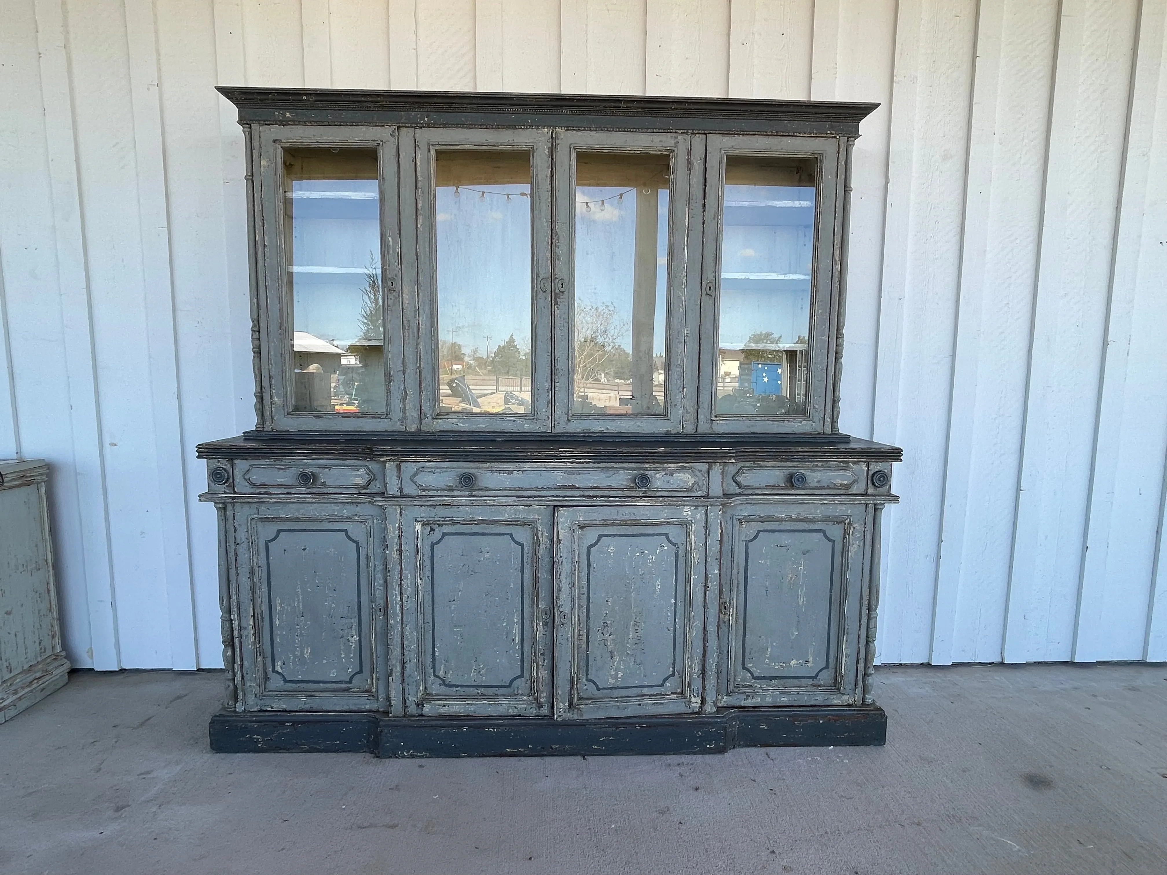 French Break Front Cabinet 1930