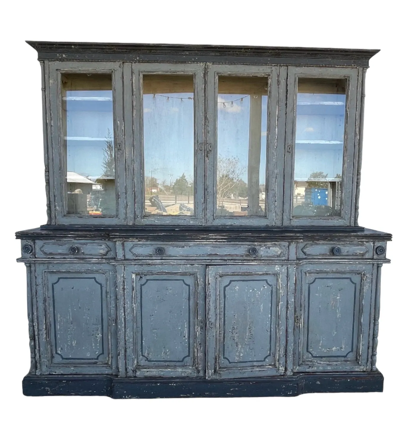 French Break Front Cabinet 1930