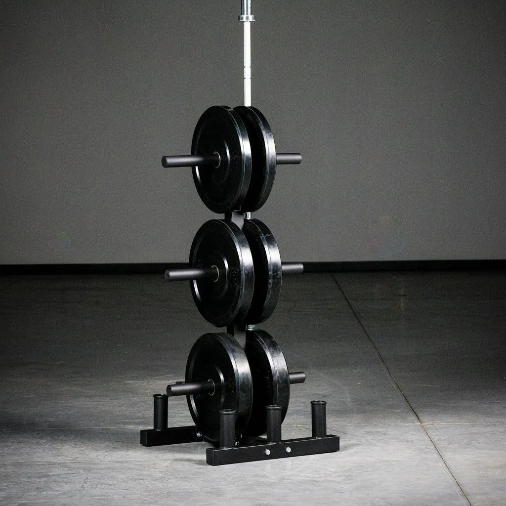 GRIND Fitness Bumper Plate and Bar Storage