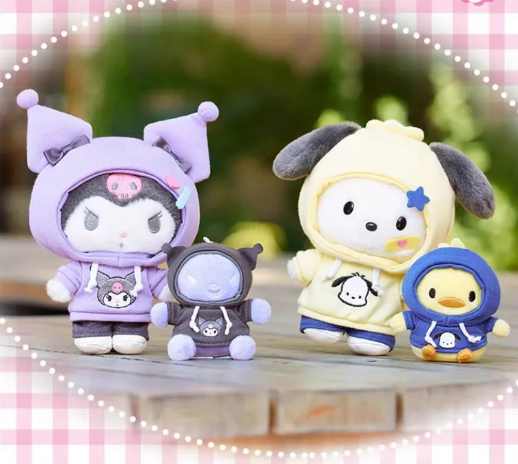 Kawaii Citywalk Pendant Plush keychains Brooch Set SK560