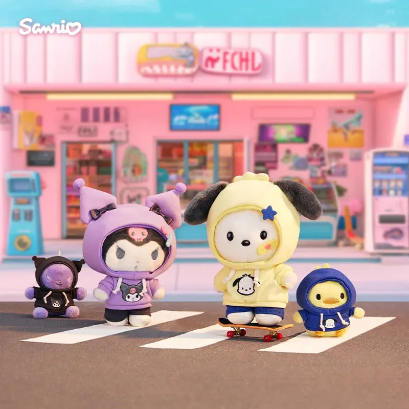 Kawaii Citywalk Pendant Plush keychains Brooch Set SK560