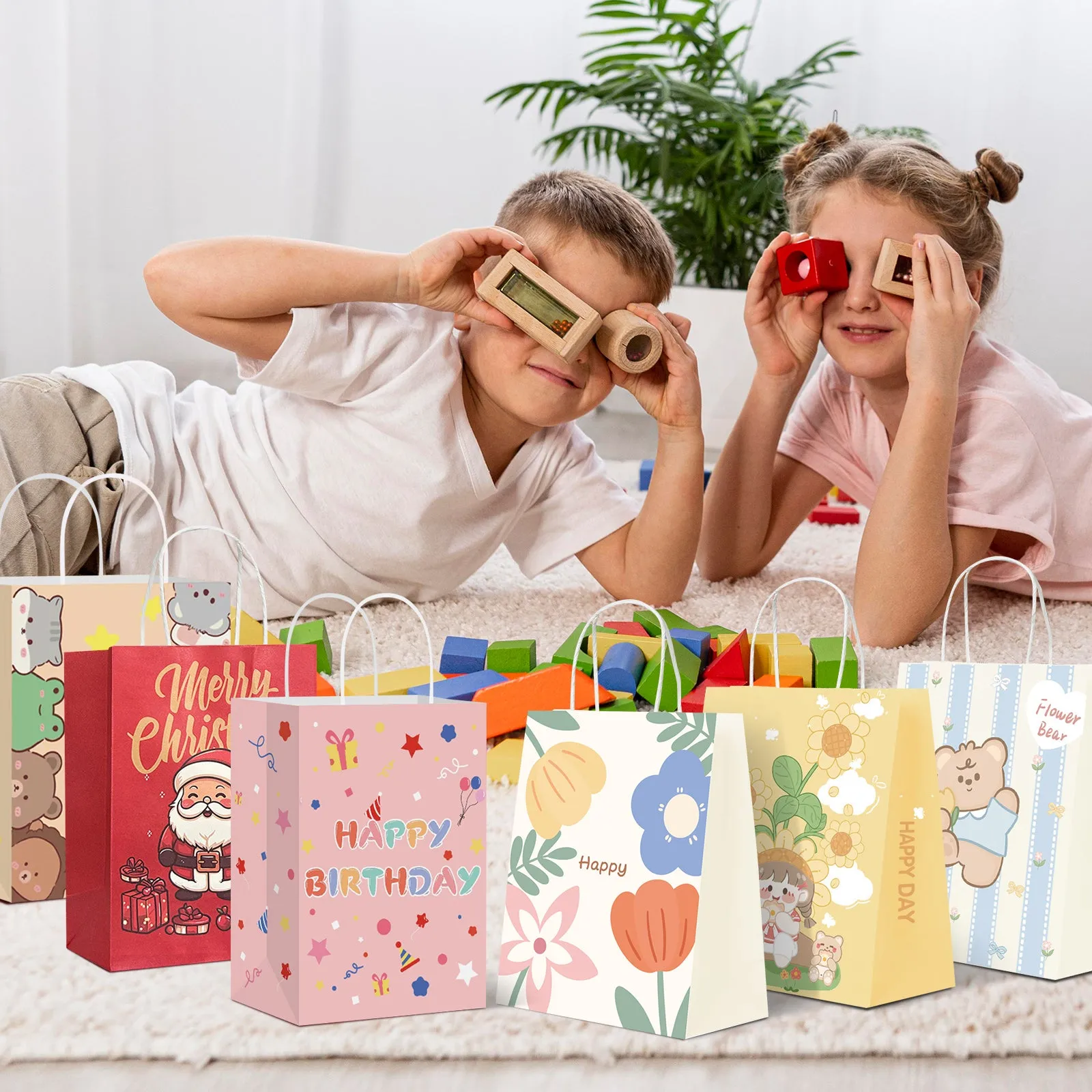 Kids Party Goodie Bag – Durable, Colorful, Eco-Friendly Favor Bags for Birthdays, Events & Celebrations