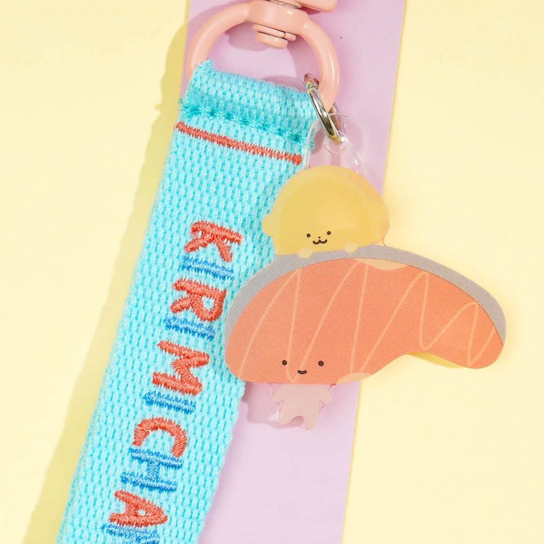 Kirimichan Embroidered Tag Key Holder
