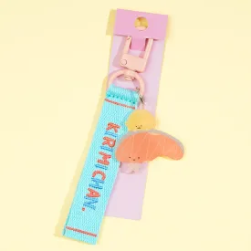 Kirimichan Embroidered Tag Key Holder