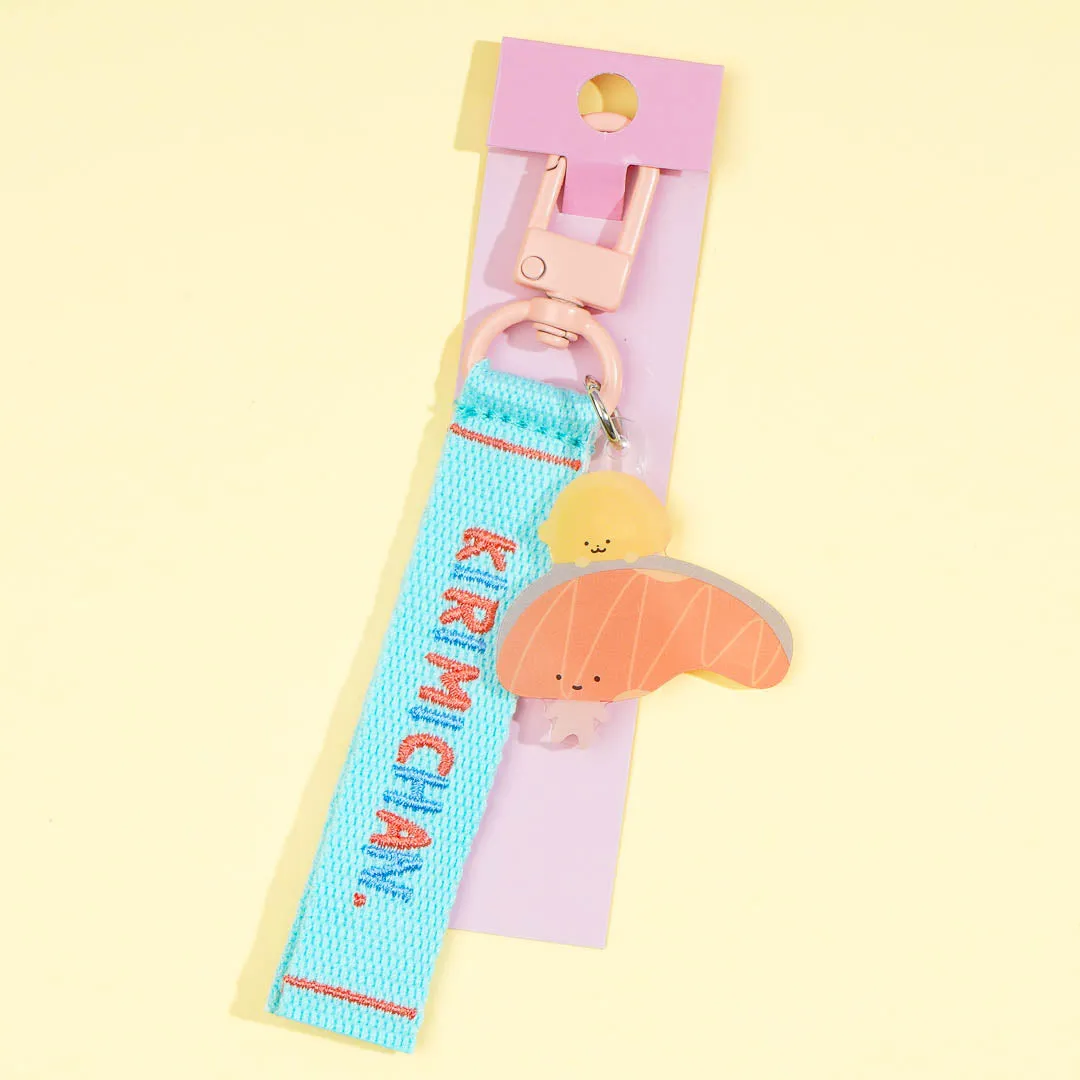 Kirimichan Embroidered Tag Key Holder