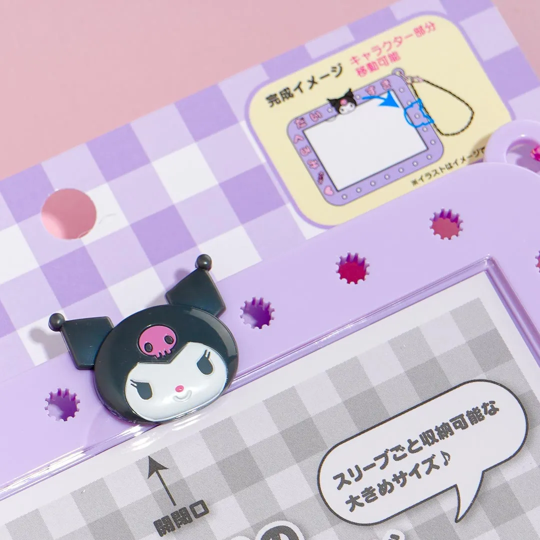 Kuromi Custom Photocard Holder Charm