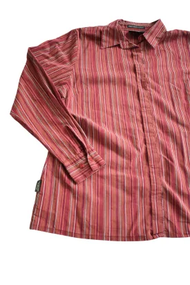 Mackenzie Country NZ made striped blouse, 12
