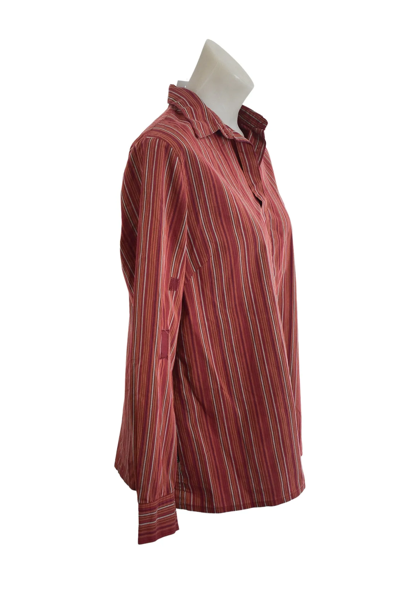 Mackenzie Country NZ made striped blouse, 12