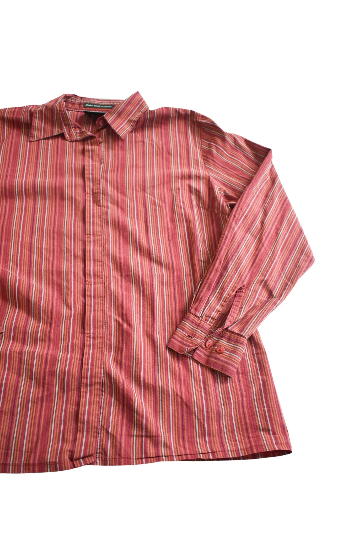 Mackenzie Country NZ made striped blouse, 12