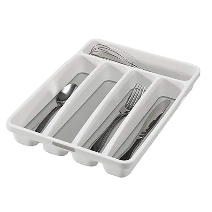 Madesmart® 5 Compartment Cutlery Tray - White