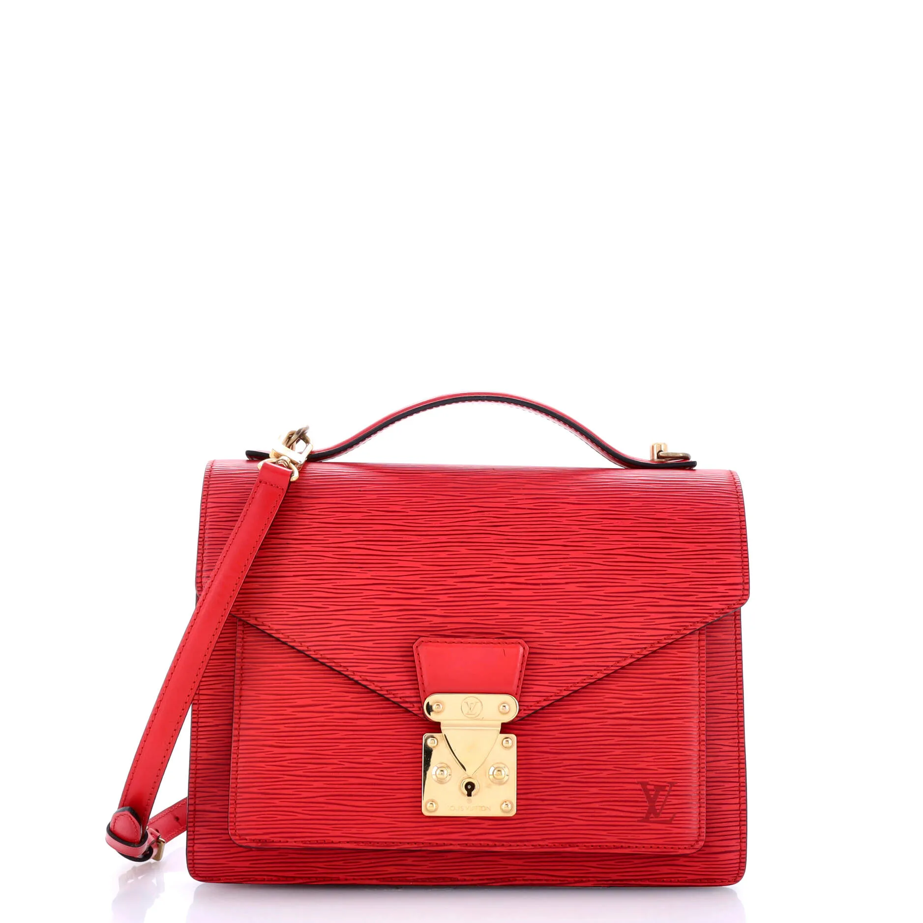 Monceau Handbag Epi Leather