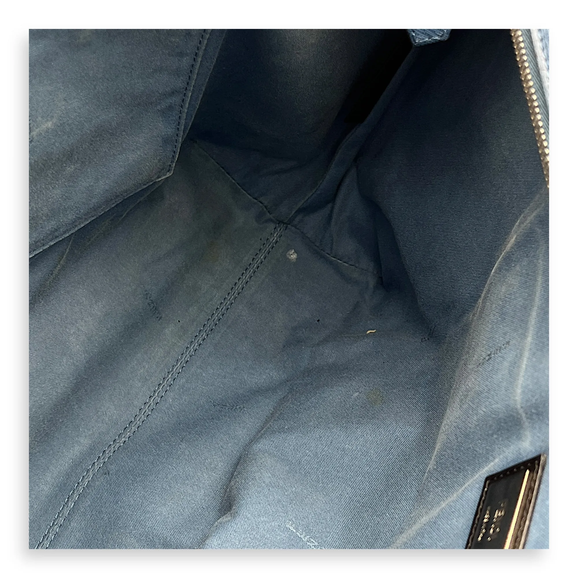 Monster Tote Bag Black in Calfskin, Silver hardware
