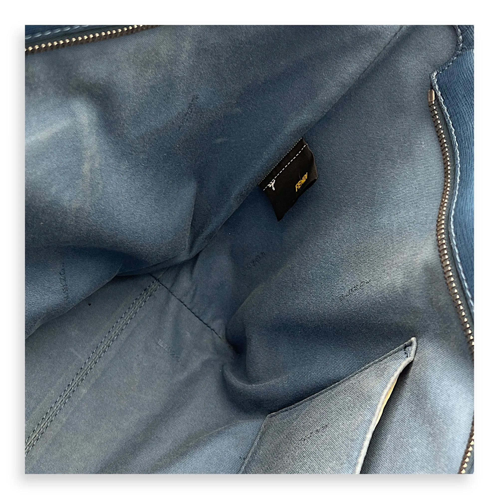 Monster Tote Bag Black in Calfskin, Silver hardware