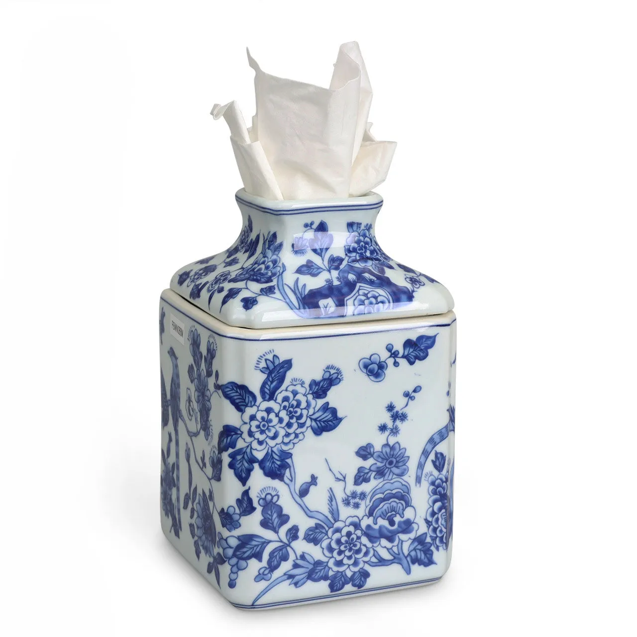 Monticello Birds Tissue Box Holder
