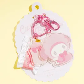 My Melody Cupid Baby Triple Charm Key Holder
