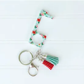 No Touch Key Ring - Tropical