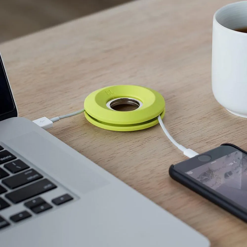 [OPEN BOX] BLUELOUNGE Yoyo Earbuds Organizer Green