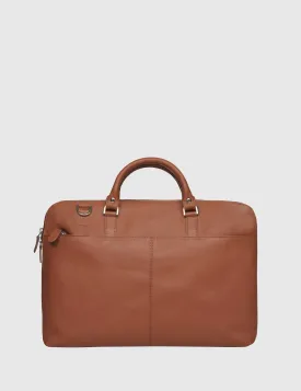 Sandqvist Dustin Briefcase 13" (Leather) - Cognac Brown