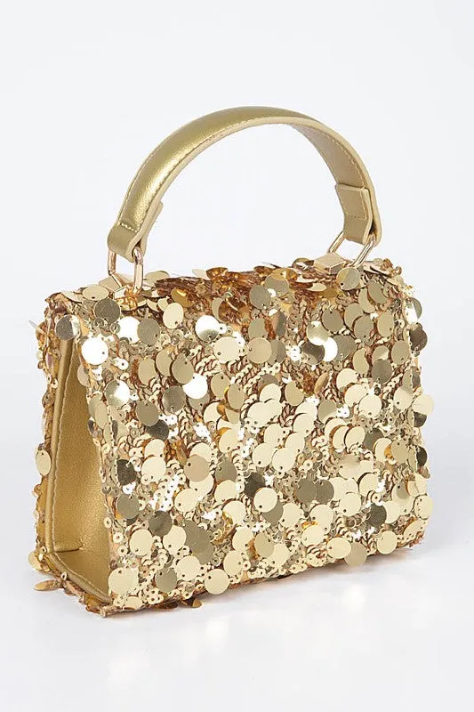 Sequins Crossbody Swing Bag