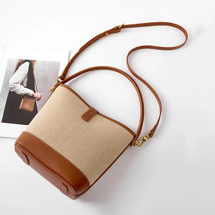 Small Crossbody Bucket Bag