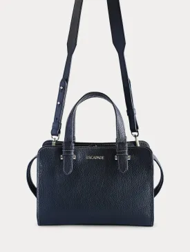 Soho Chic. Black Satchel Bag.
