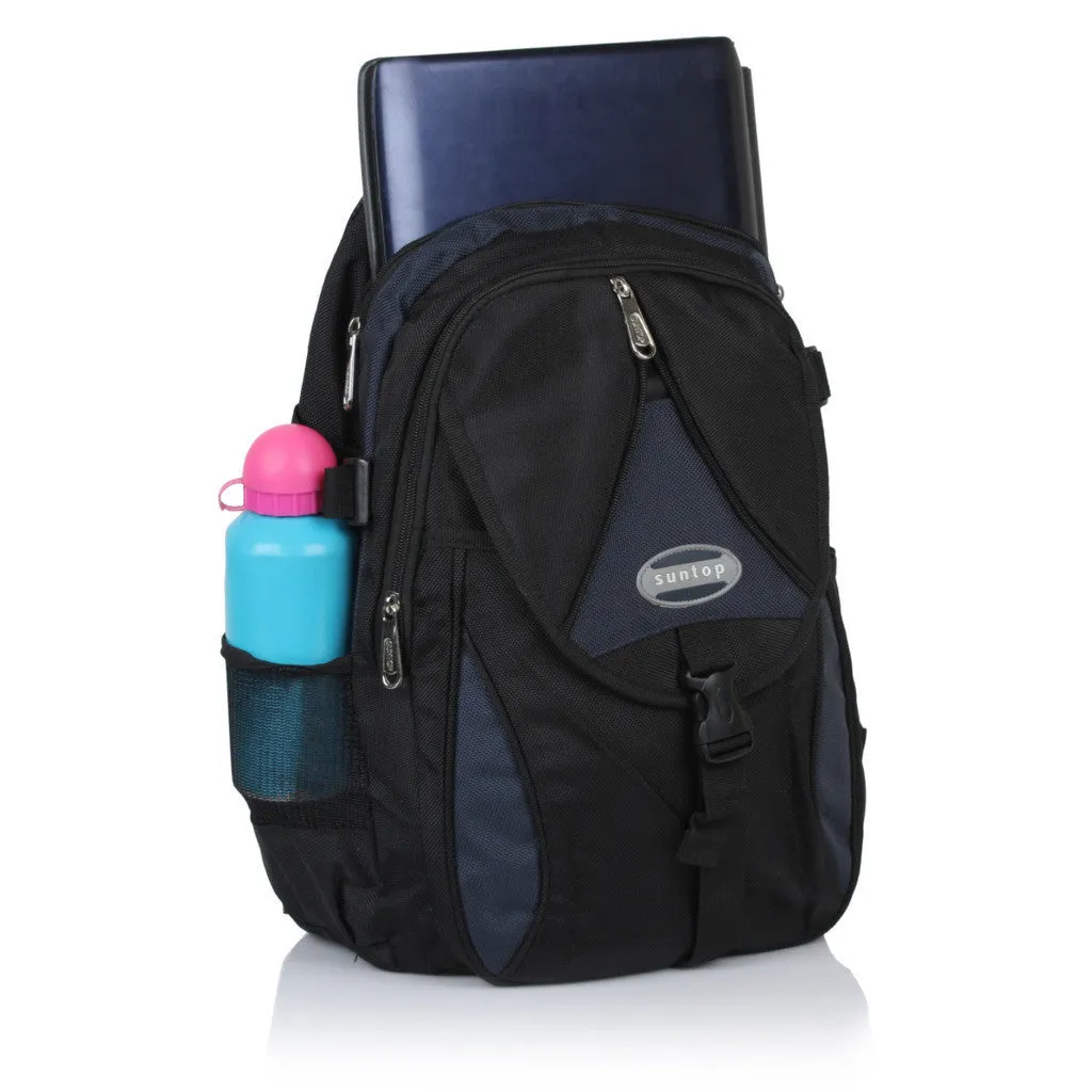 Suntop A39 24 L Backpack(Black and Blue)
