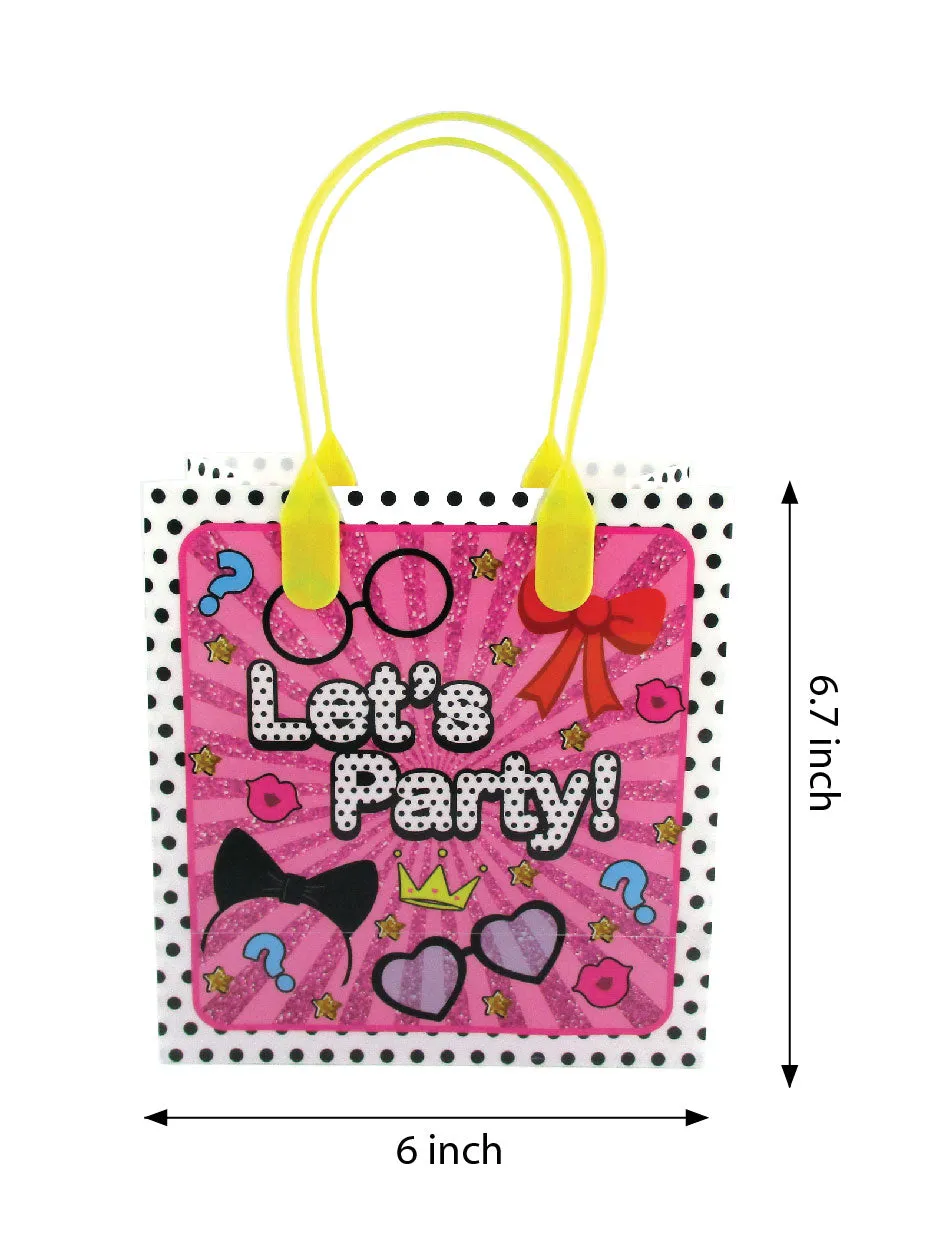 Surprise Doll Birthday Party Favor Bags Treat Bags, 12 Pack