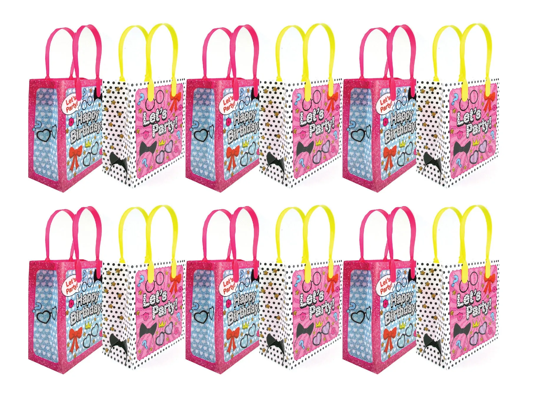 Surprise Doll Birthday Party Favor Bags Treat Bags, 12 Pack