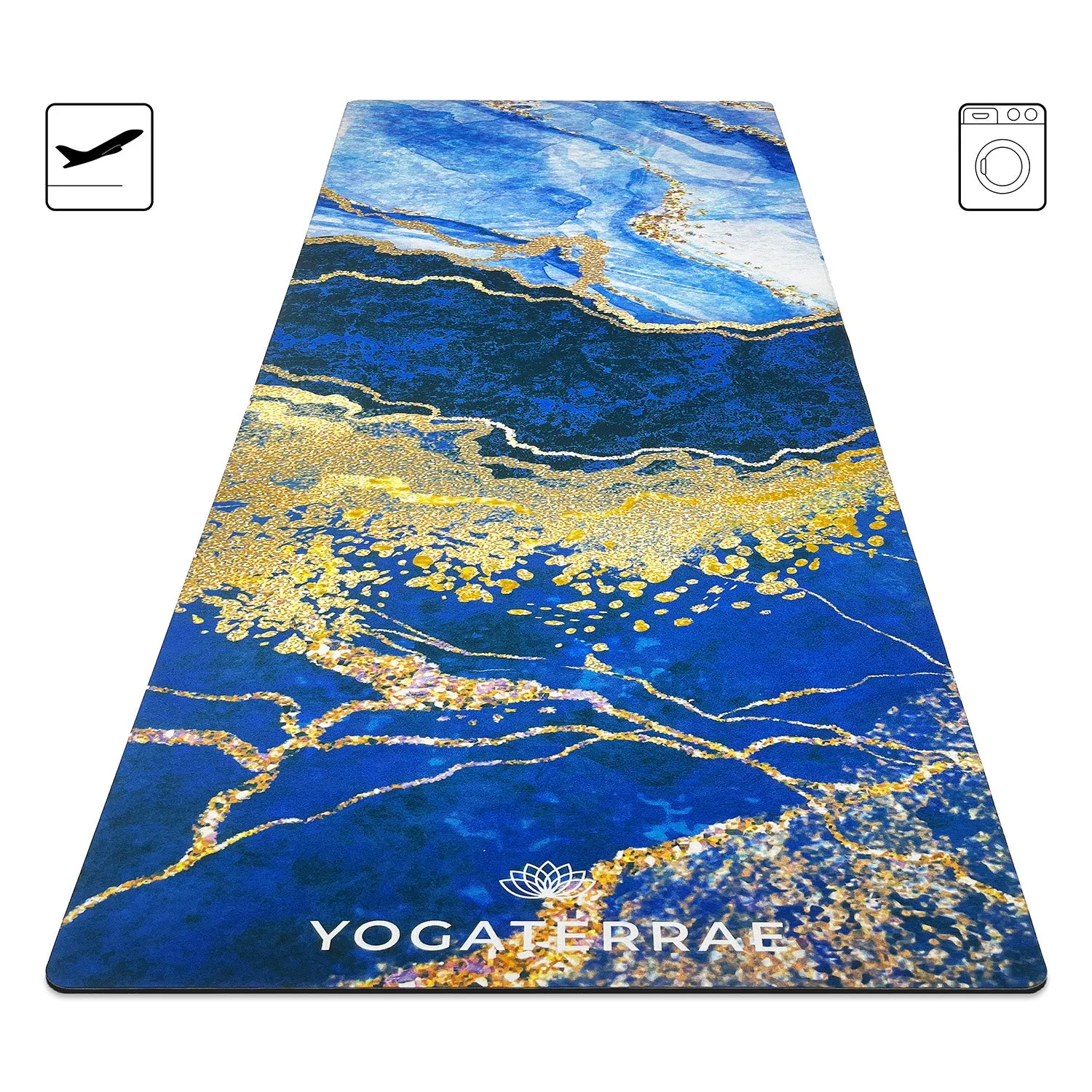 TAPIS DE YOGA SUD ET CAOUTCHOUC NATUREL NILA SAMUDRA " VOYAGE " AVEC SAC