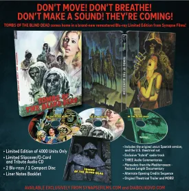 Tombs of the Blind Dead (3 Disc Limited Edition Steelbook) w/SLIP *one per customer