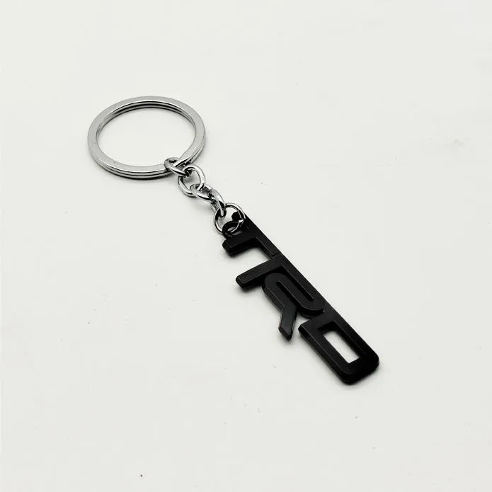 TRD Metal Keychain Keyring - Black