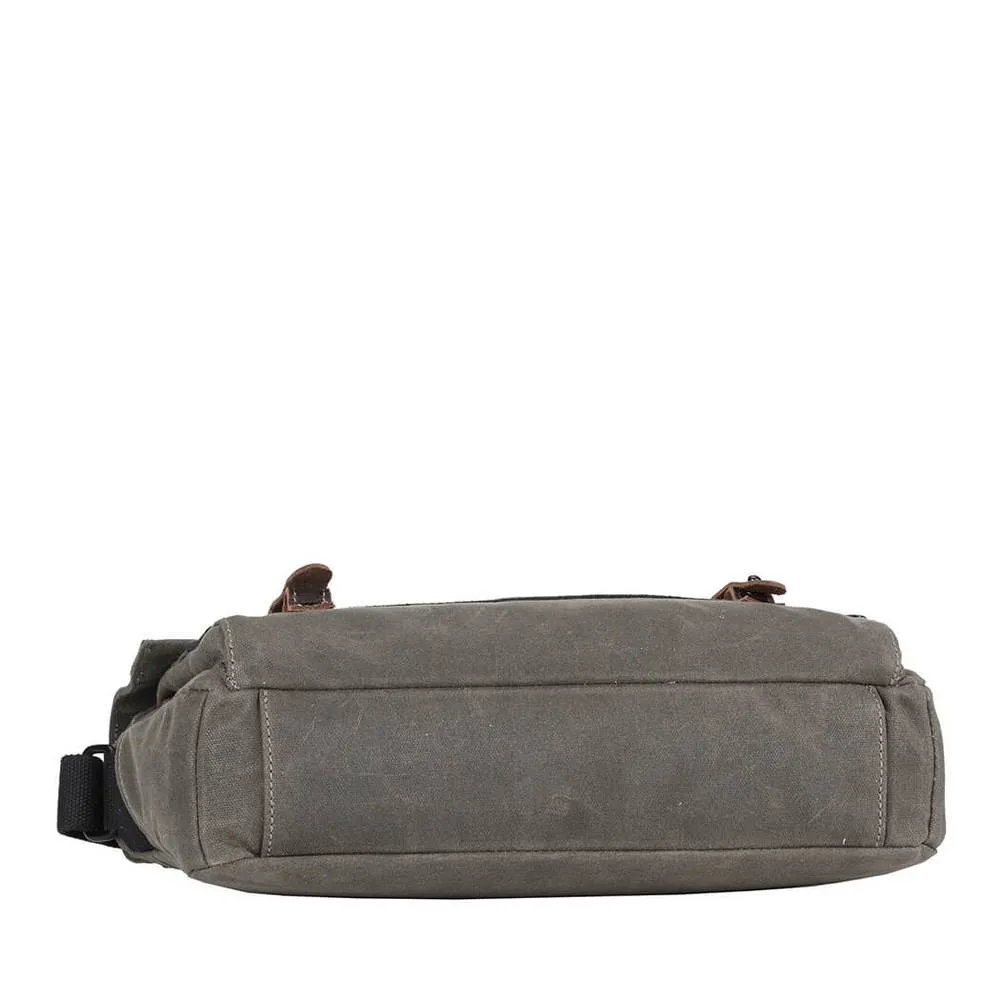 Troop Canvas Laptop Messenger Bag Olive