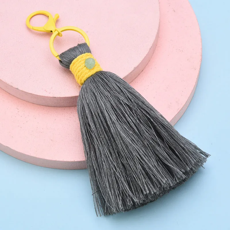 Wholesale cotton thread small hanging ear keychain JDC-KC-WS141