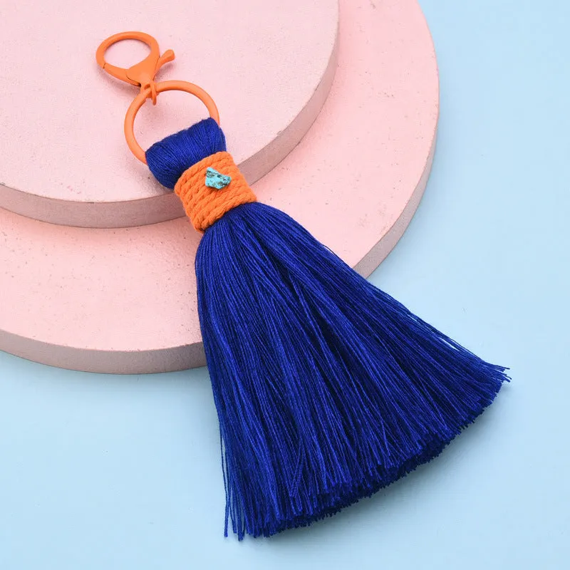 Wholesale cotton thread small hanging ear keychain JDC-KC-WS141