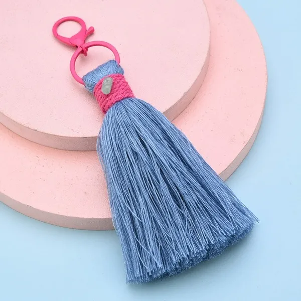 Wholesale cotton thread small hanging ear keychain JDC-KC-WS141