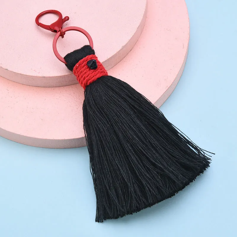 Wholesale cotton thread small hanging ear keychain JDC-KC-WS141