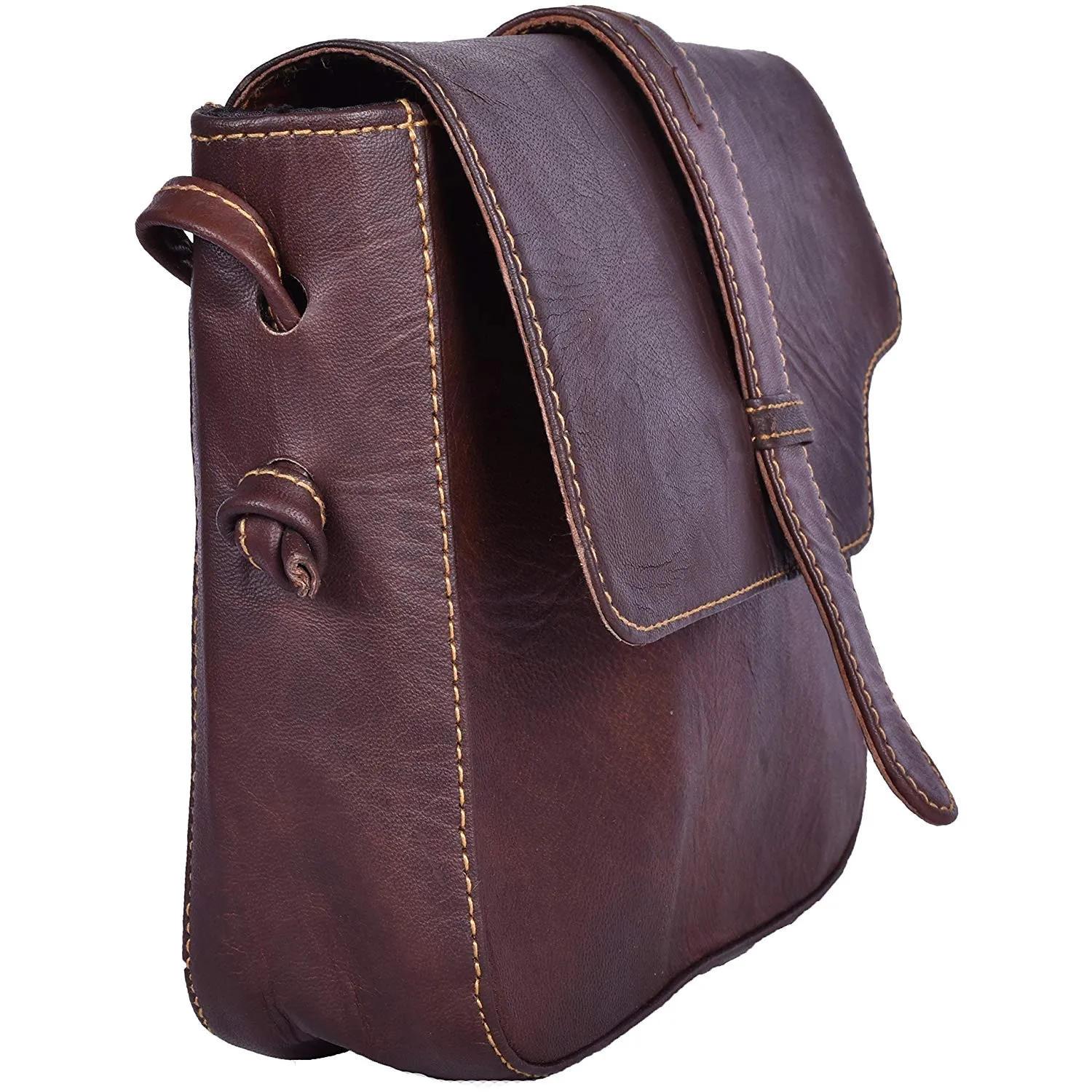 Women's Leather Crossbody Purse W/ Long Shoulder Strap
