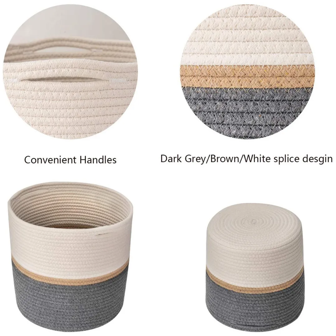 Woven Rope Plant & Storage Basket