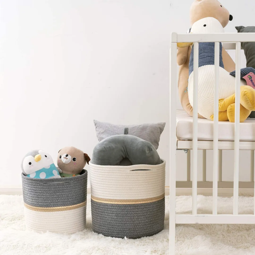 Woven Rope Plant & Storage Basket