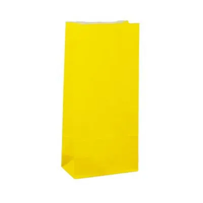 Yellow Paper Party Bags