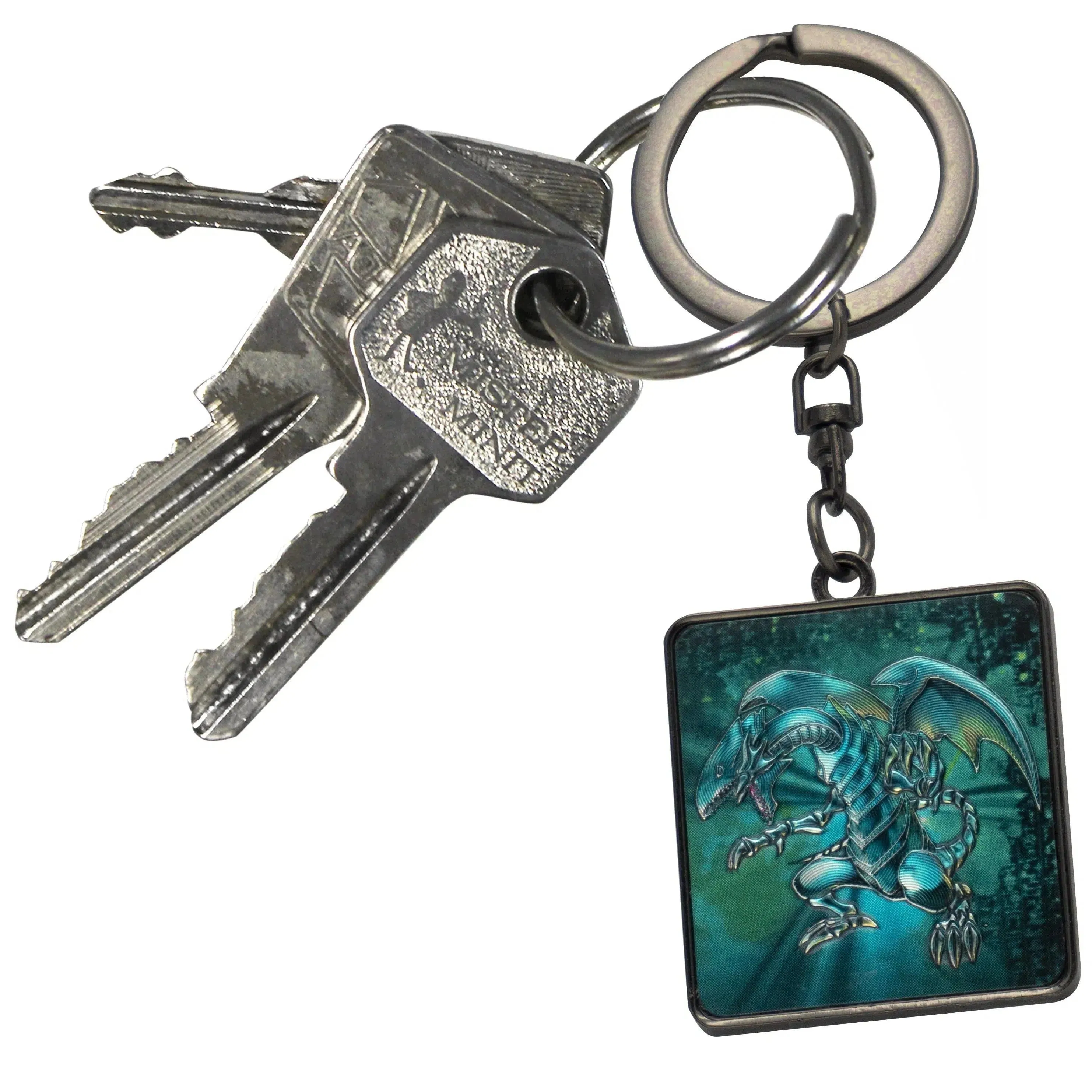 Yu-Gi-Oh! - Blue Eyes White Dragon Keychain (Foil, Metal) - ABYstyle