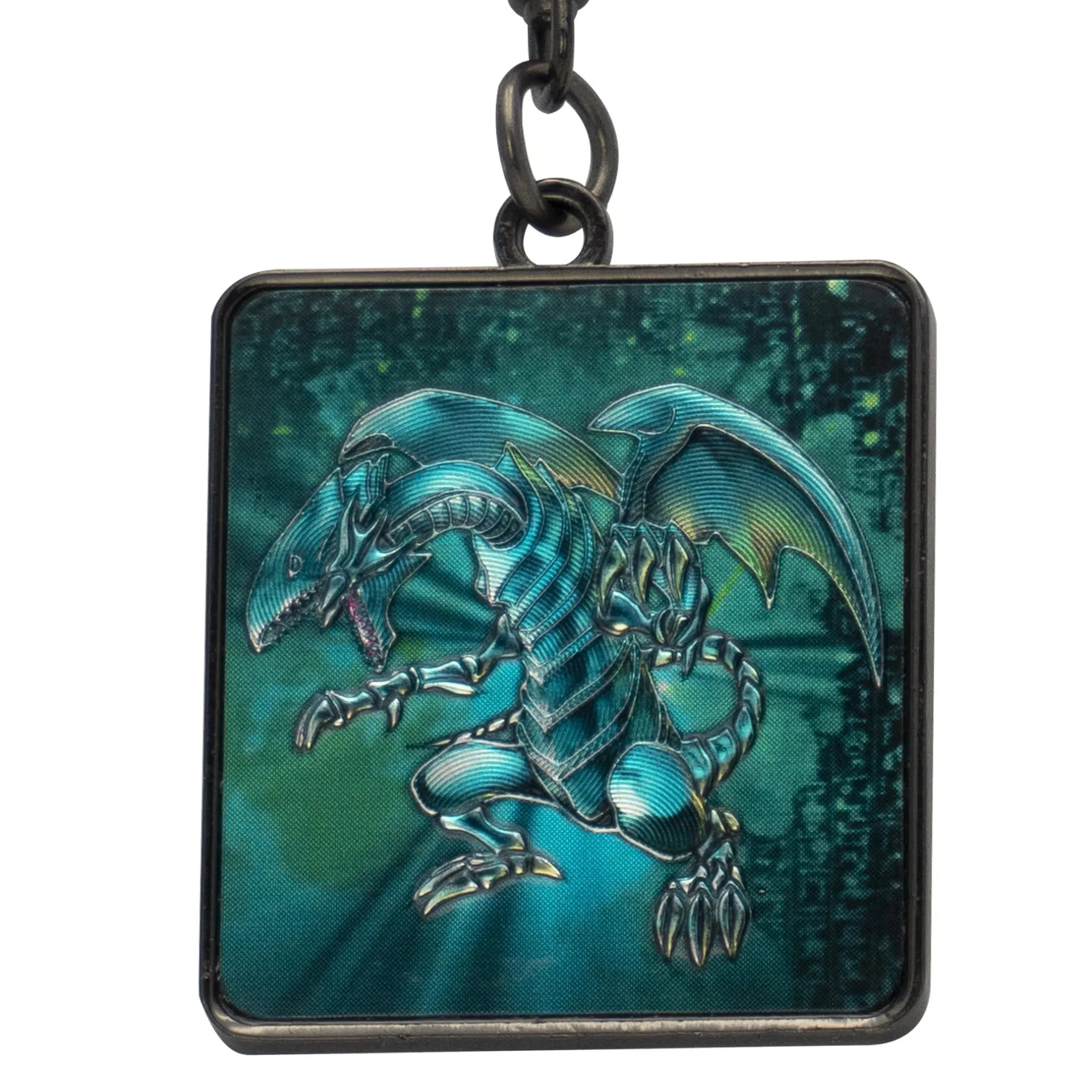 Yu-Gi-Oh! - Blue Eyes White Dragon Keychain (Foil, Metal) - ABYstyle